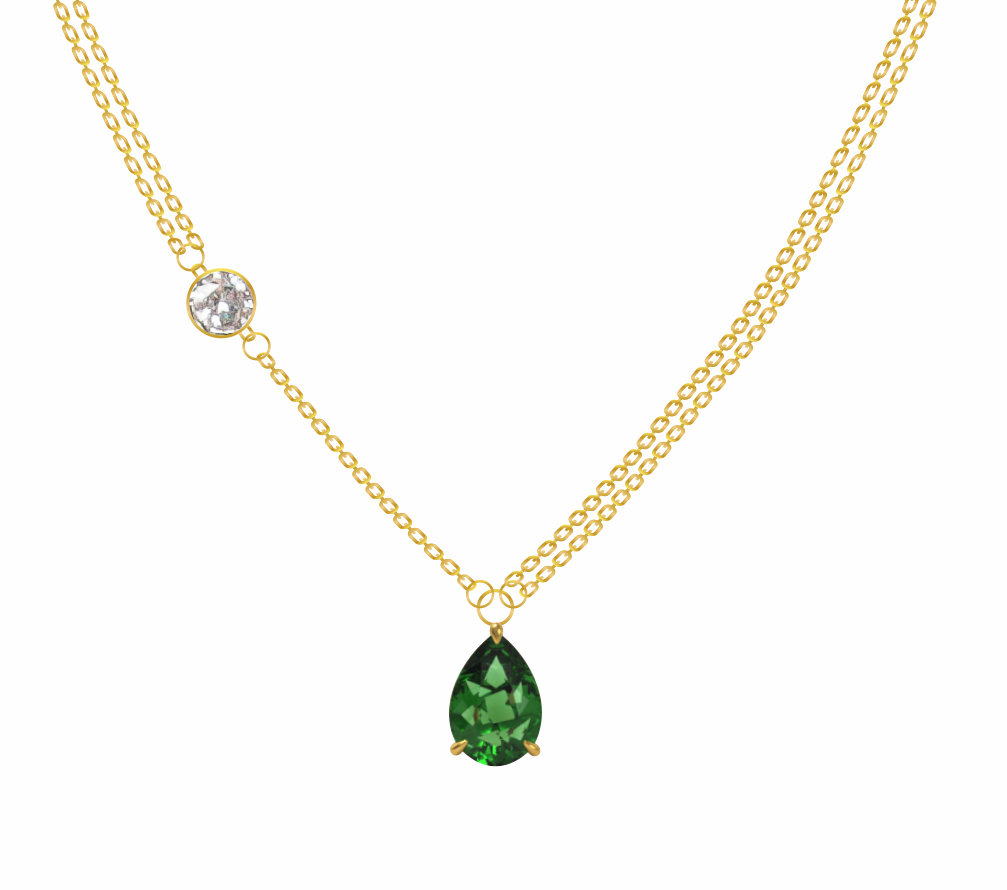 zultanite stone-necklace-gold