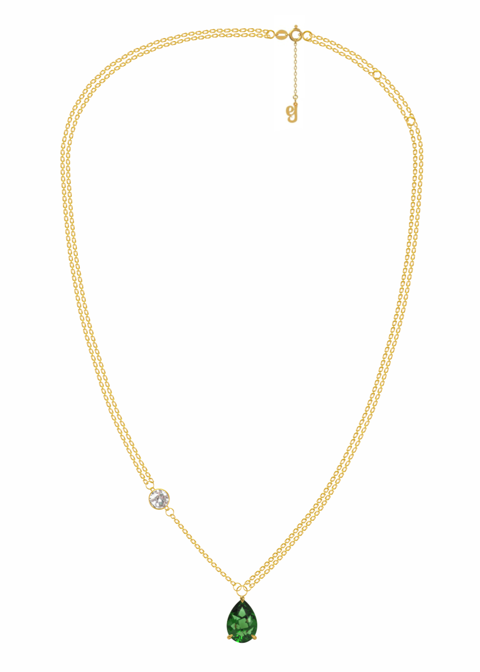zultanite stone-necklace-gold