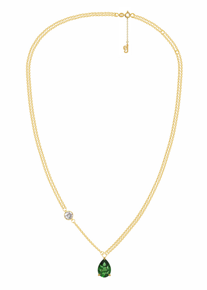 zultanite stone-necklace-gold